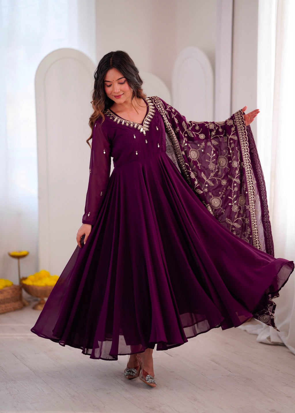Mirror Mehfil — The 7-Meter Royal Anarkali