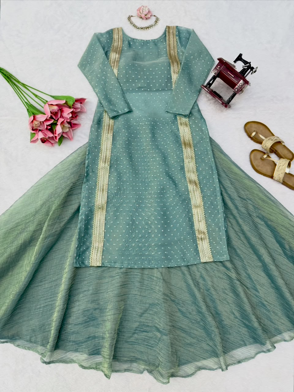 Ice blue shrug