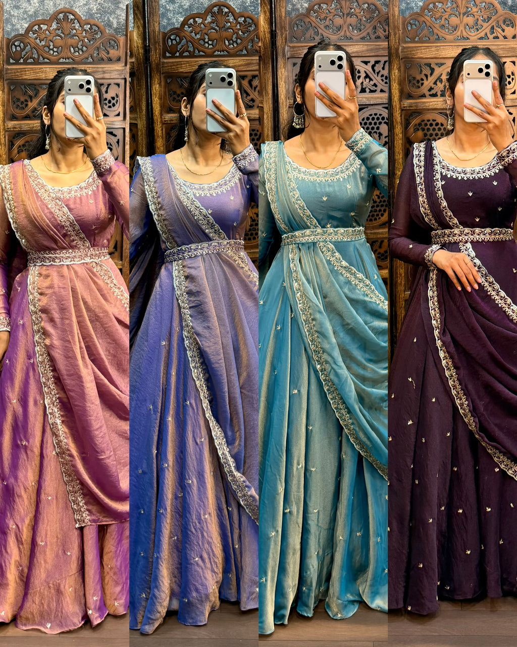 South silk gown