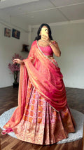 Peach Bandhej