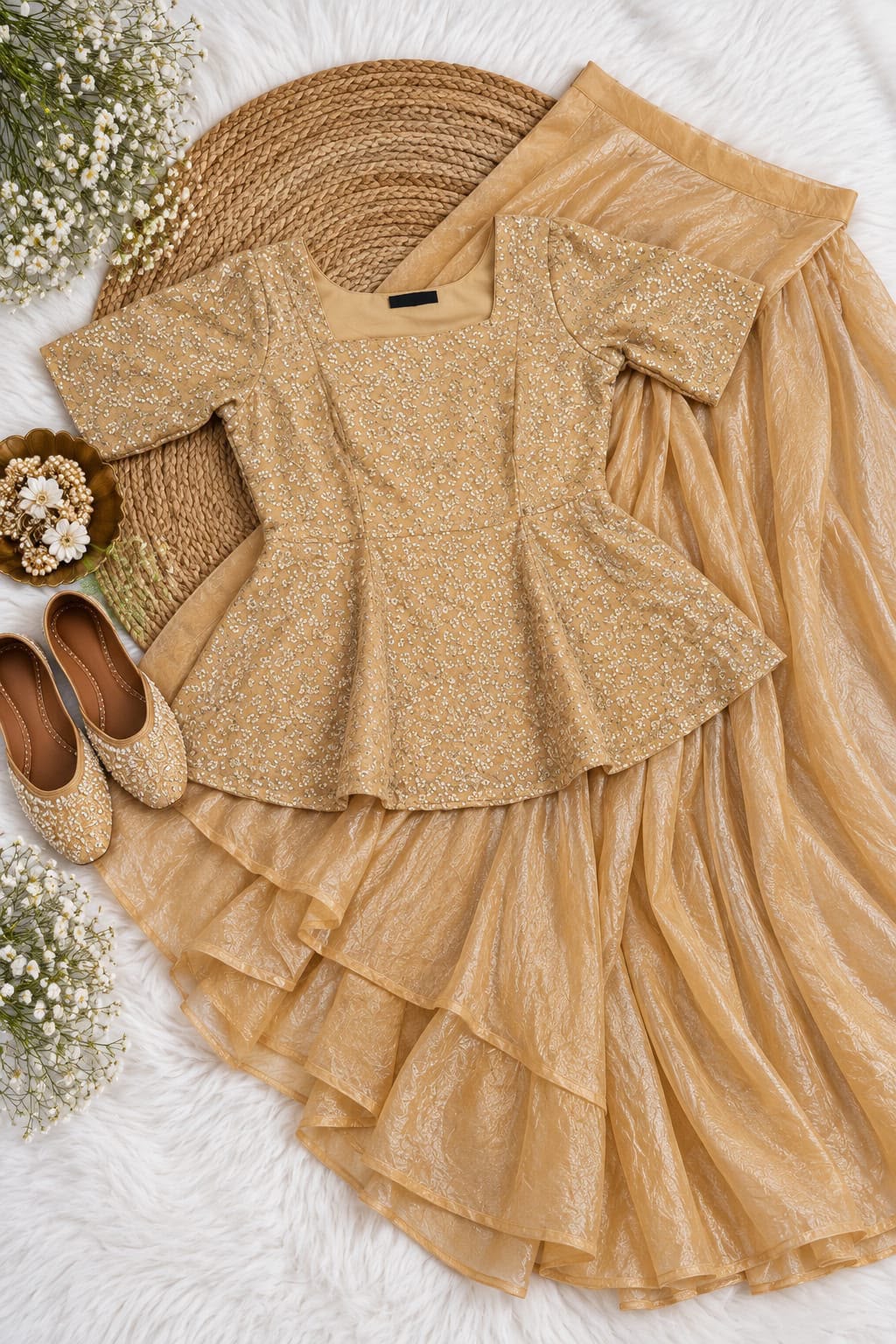 Peplum set