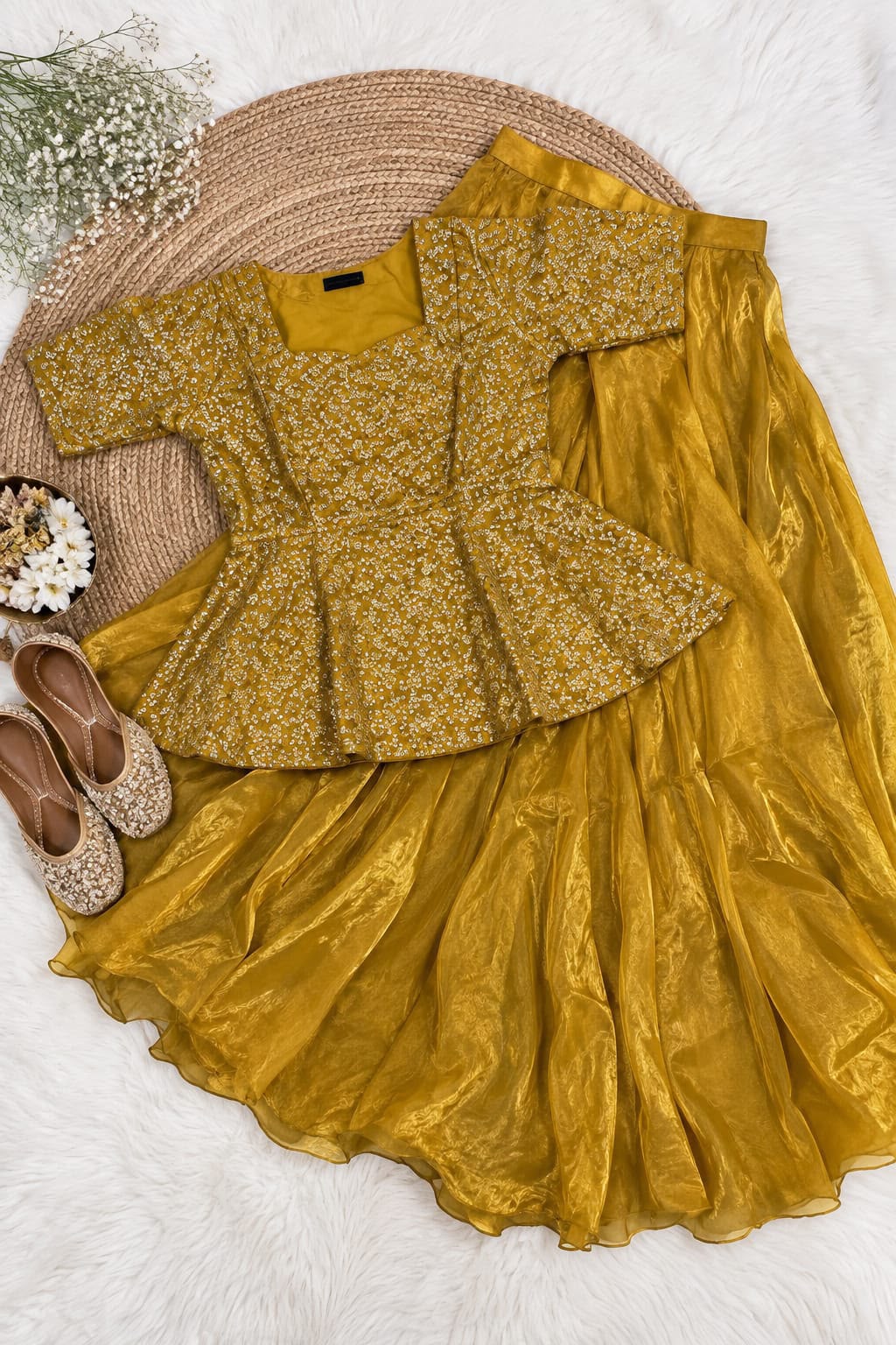 Peplum set