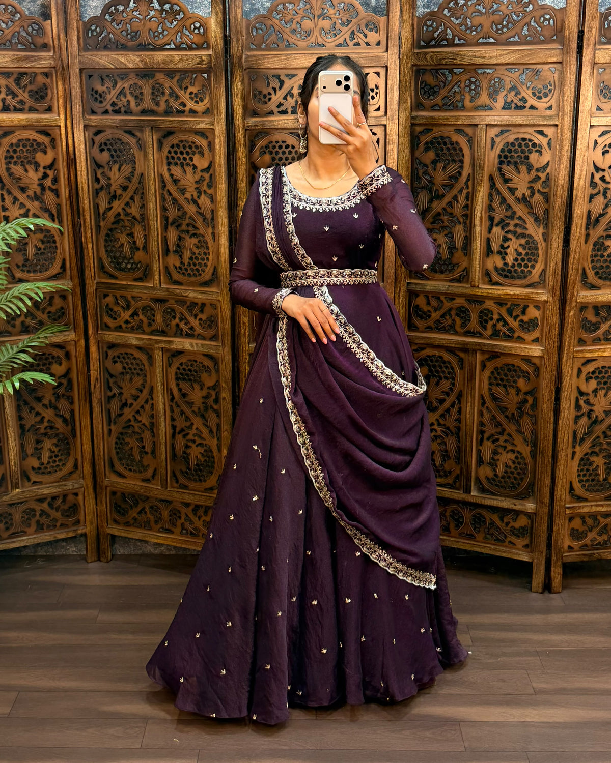 South silk gown
