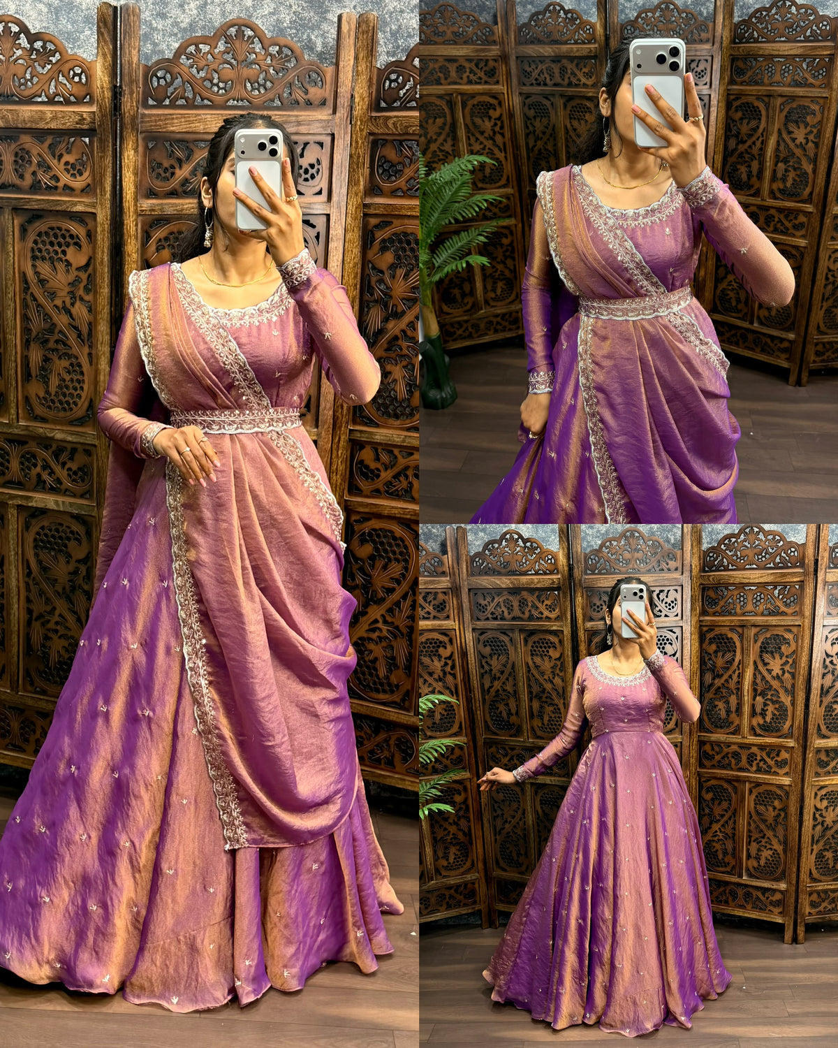 South silk gown