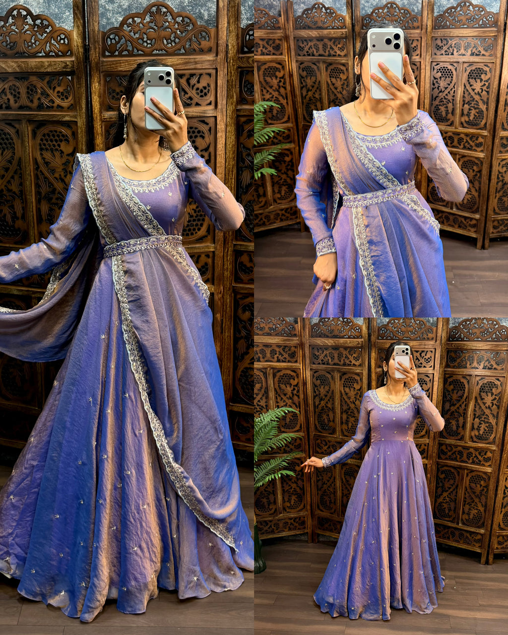 South silk gown