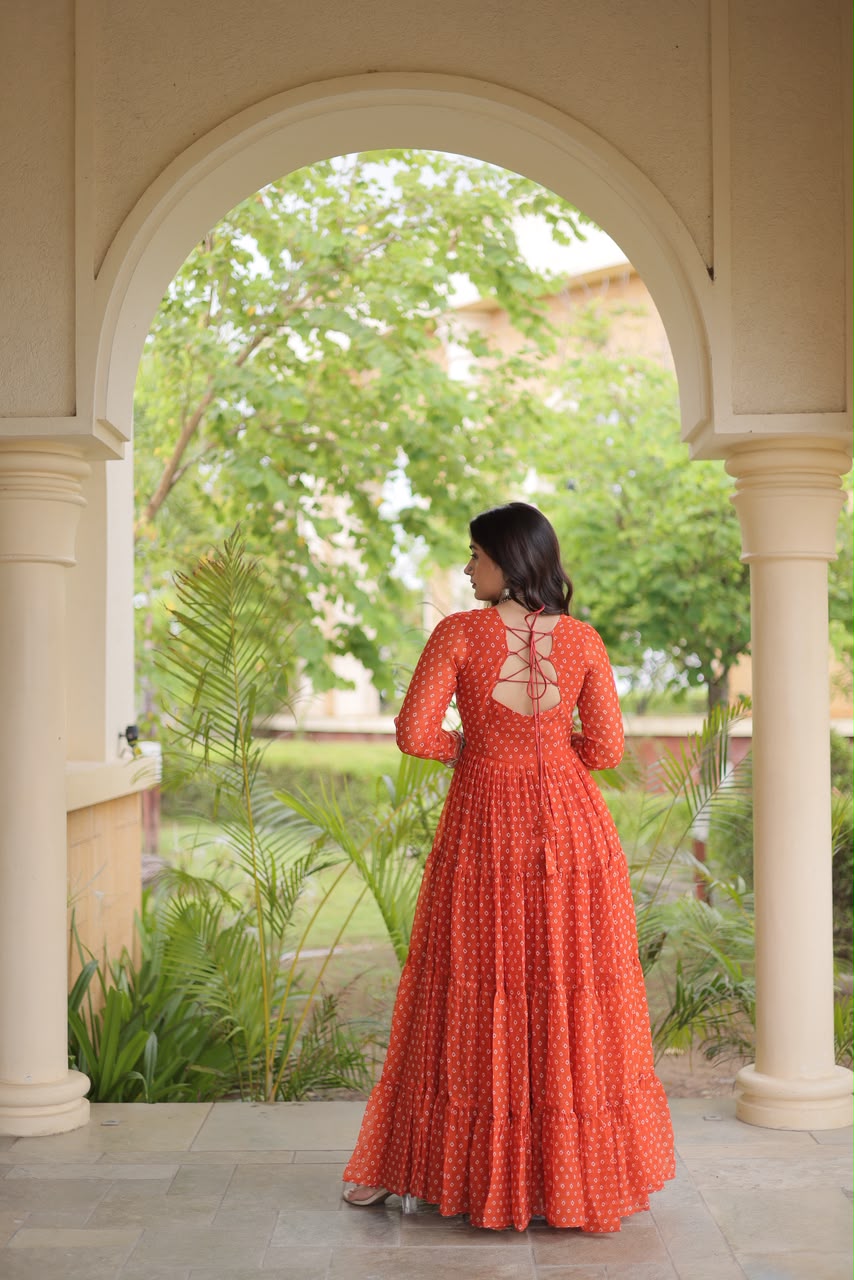 Bandhani Belle — 12M Kutchi Patchwork Gown