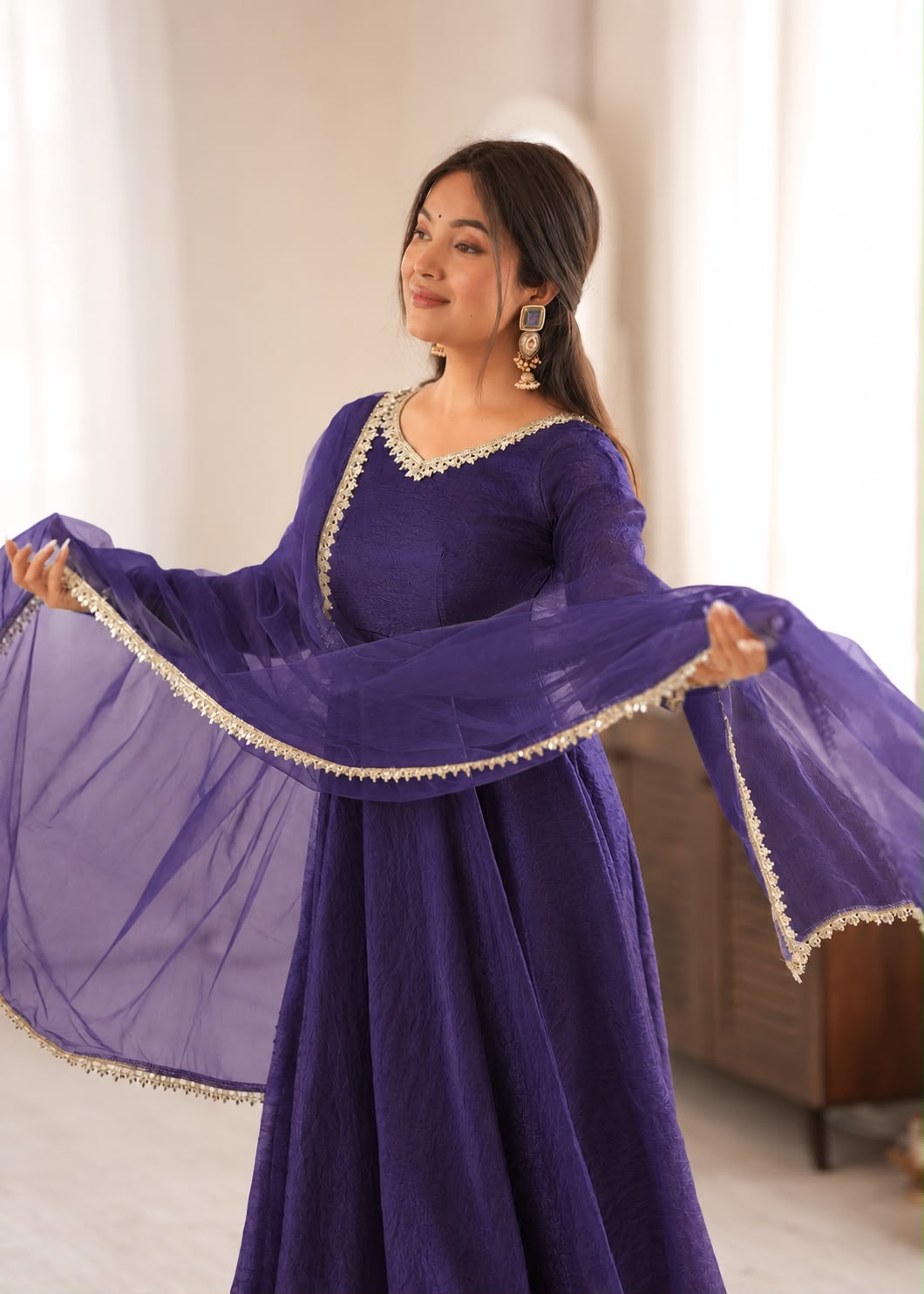 Mirror Muse — 7M Doremon Crush Anarkali Set