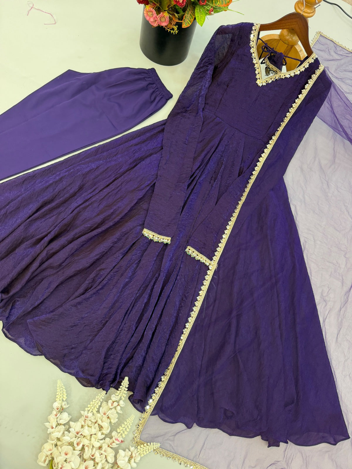 Mirror Muse — 7M Doremon Crush Anarkali Set