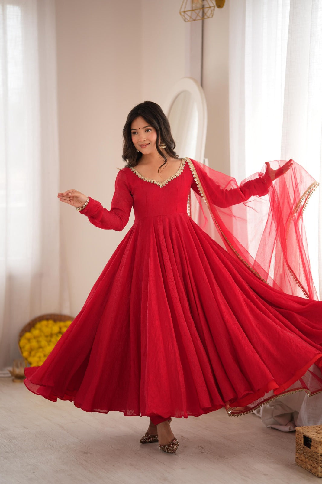 Mirror Muse — 7M Doremon Crush Anarkali Set