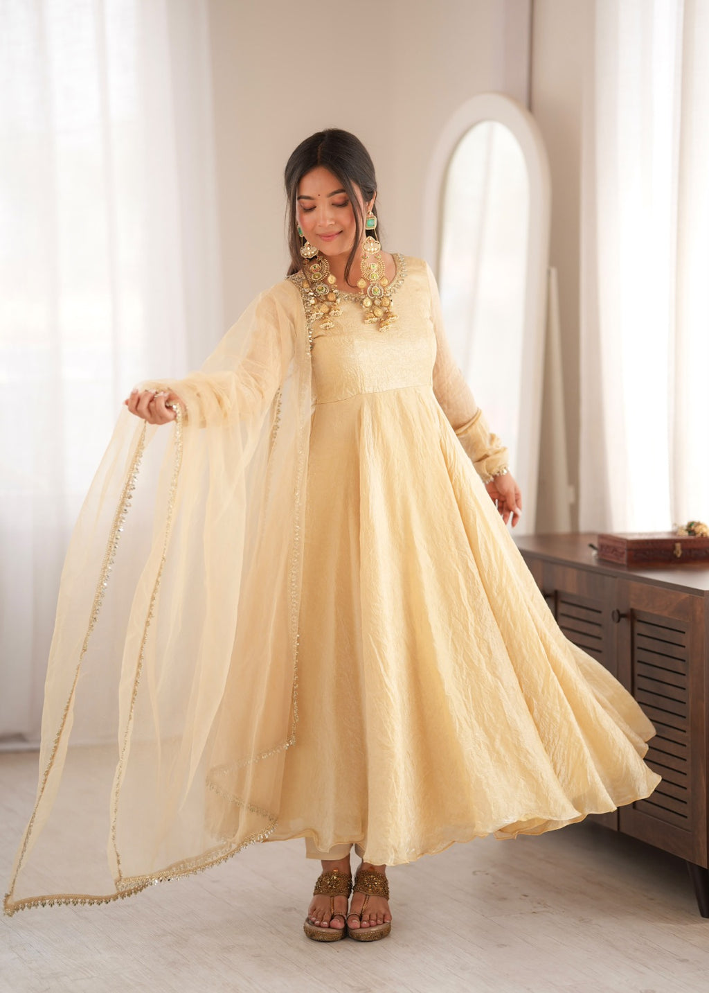 Mirror Muse — 7M Doremon Crush Anarkali Set