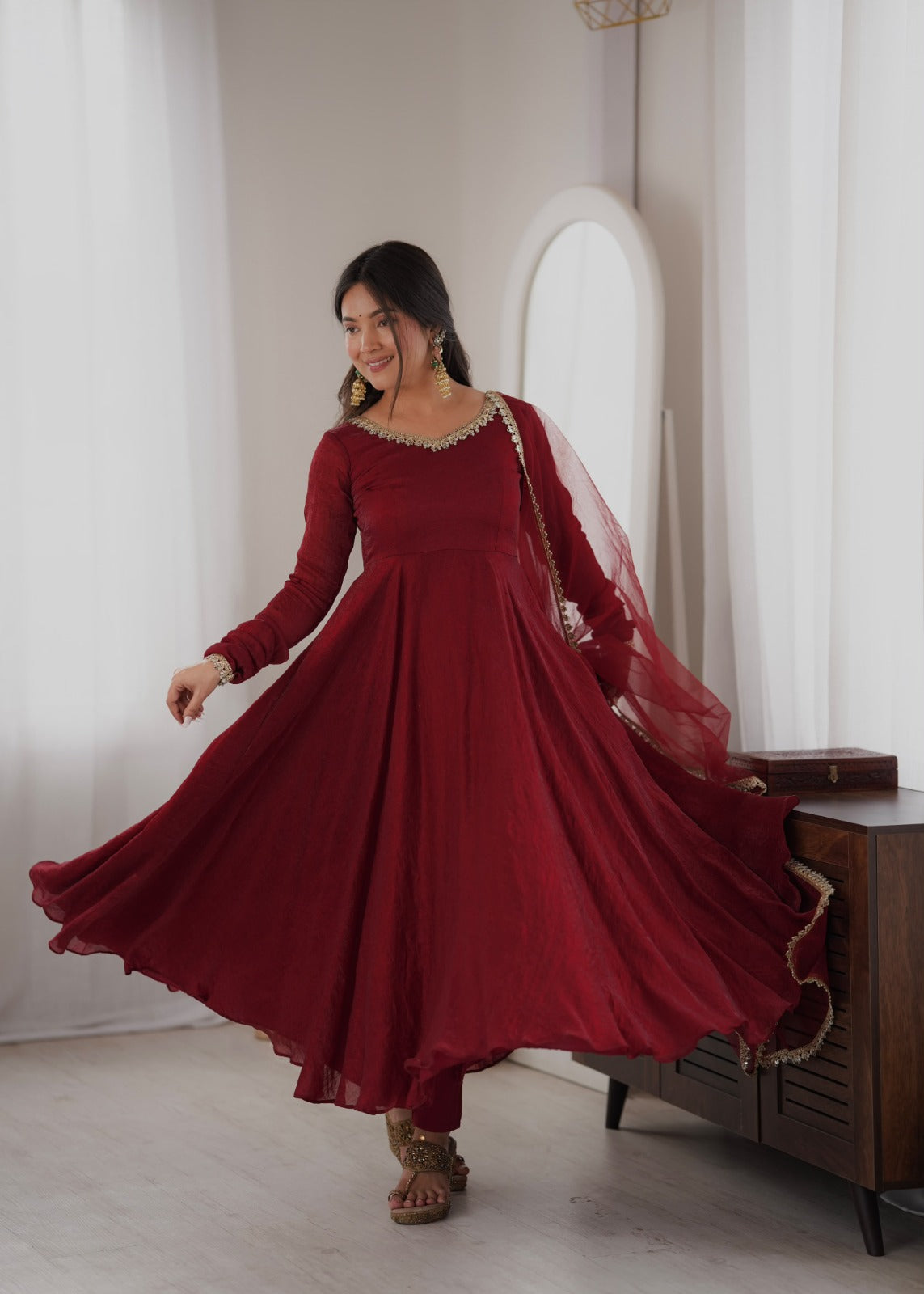 Mirror Muse — 7M Doremon Crush Anarkali Set