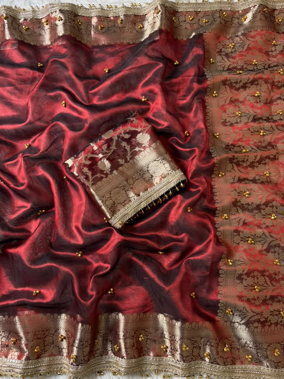 BUDGET GHUNGRU SAREE