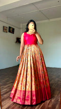 BANARASI SILK GOWN — THE 2-WAY STUNNER