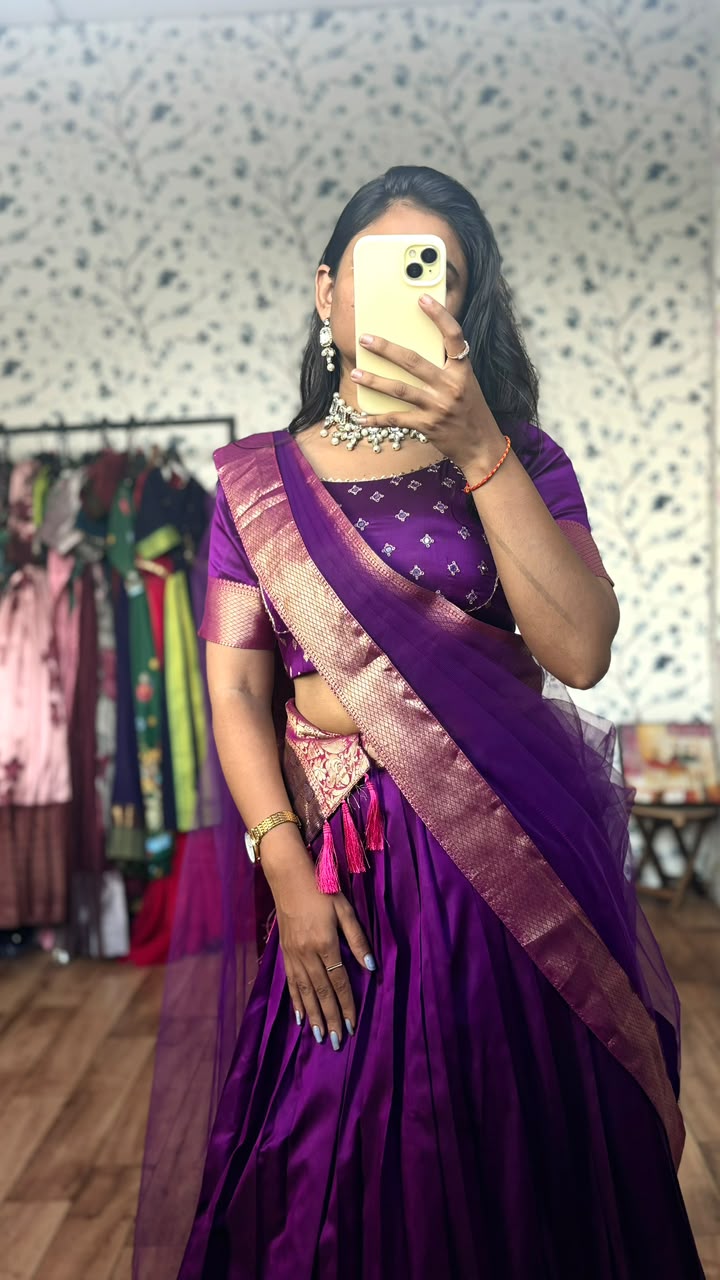 MAGGAM PATTU LEHENGA — LIMITED EDITION