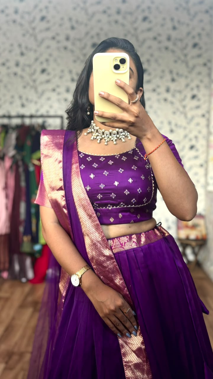 MAGGAM PATTU LEHENGA — LIMITED EDITION