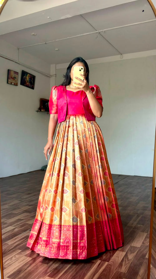 BANARASI SILK GOWN — THE 2-WAY STUNNER