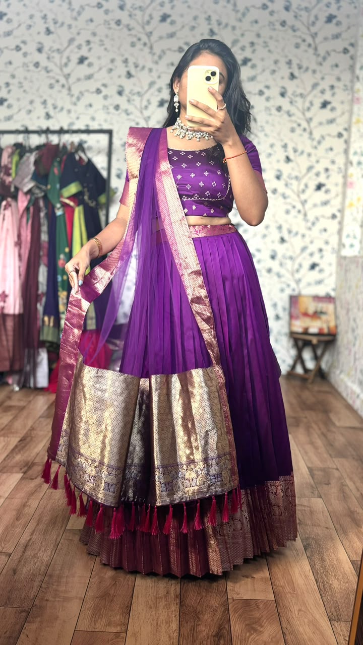 MAGGAM PATTU LEHENGA — LIMITED EDITION