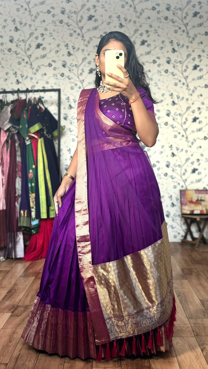 MAGGAM PATTU LEHENGA — LIMITED EDITION
