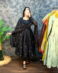 mul chanderi anarkali
