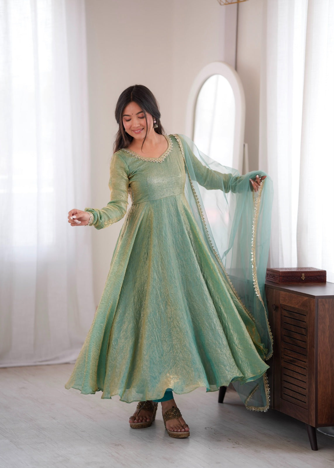 Mirror Muse — 7M Doremon Crush Anarkali Set