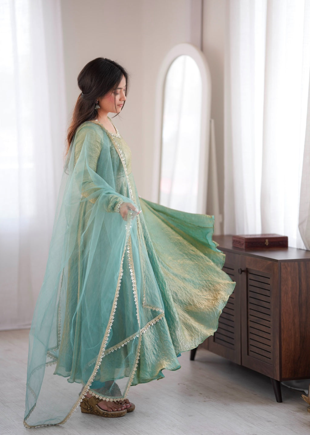 Mirror Muse — 7M Doremon Crush Anarkali Set