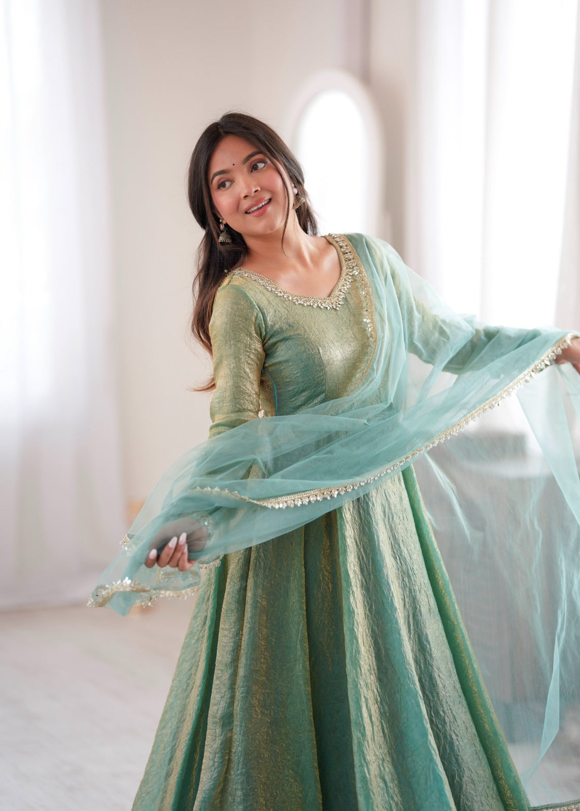 Mirror Muse — 7M Doremon Crush Anarkali Set